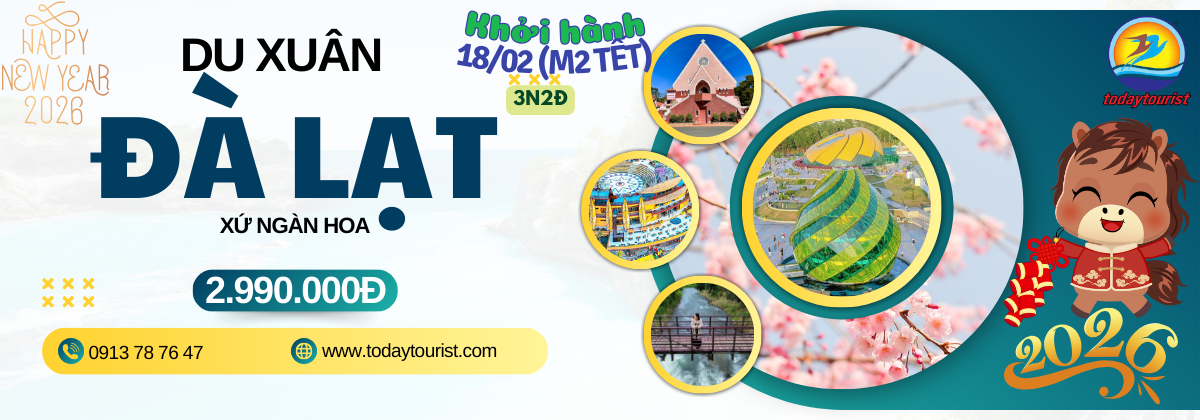 TOUR ĐÀ LẠT 3N2Đ TỪ BIÊN HOÀ ĐỒNG NAI